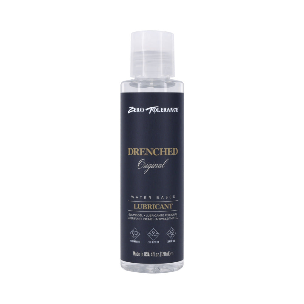 Zero Tolerance Drenched Original Water-Based Lubricant 4 oz. - Red Garter