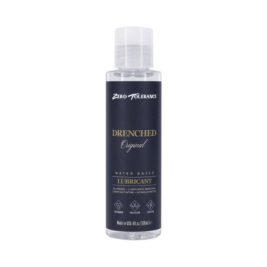 Zero Tolerance Drenched Original Water-Based Lubricant 4 oz. - Red Garter
