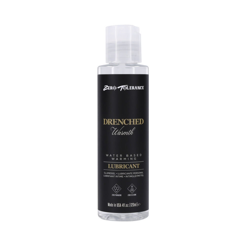 Zero Tolerance Drenched Warmth Water-Based Warming Lubricant 4 oz. - Red Garter