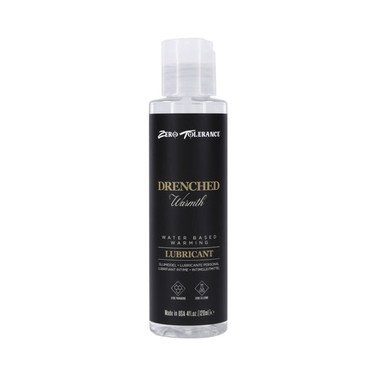 Zero Tolerance Drenched Warmth Water-Based Warming Lubricant 4 oz. - Red Garter