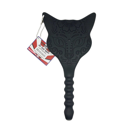 Demon Kat Paddle/Dildo - Red Garter