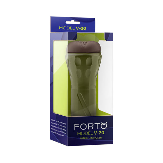 Forto Model V-20 Stroker Dark - Red Garter