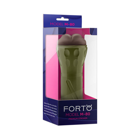 Forto Model M-80 Stroker Dark - Red Garter