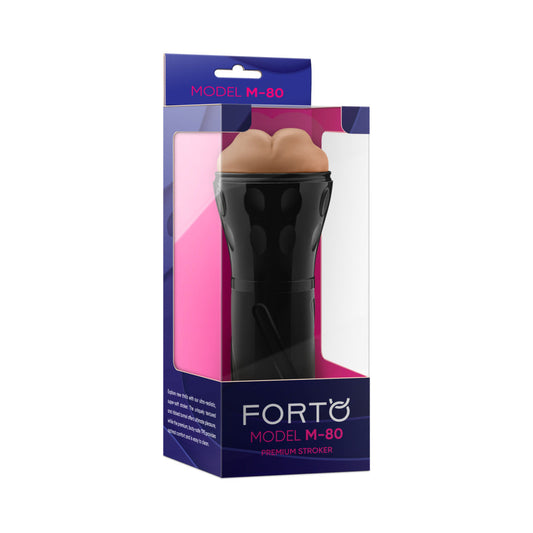 Forto Model M-80 Stroker Tan - Red Garter