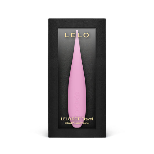 LELO DOT Travel Clitoral Pinpoint Vibrator Pink - Red Garter