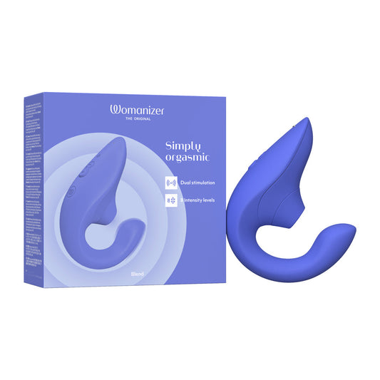 Womanizer Blend Vibrant Blue - Red Garter