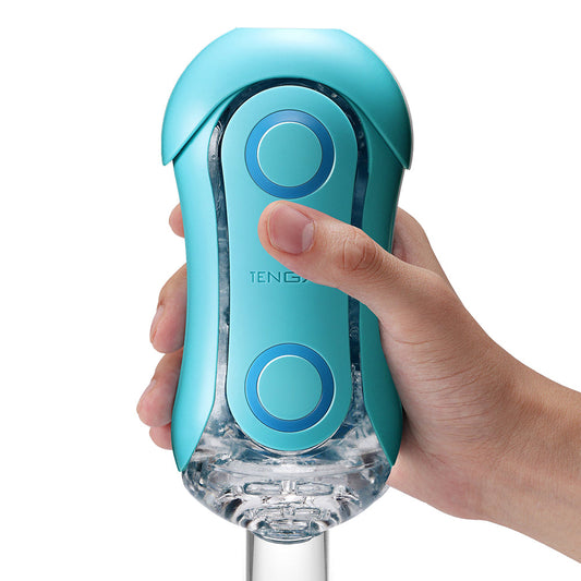 Tenga Flip Orb Ocean Blue - Red Garter