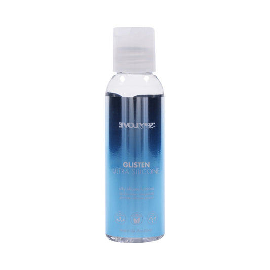 Evolved Glisten Ultra Silicone Lubricant 2 oz. - Red Garter
