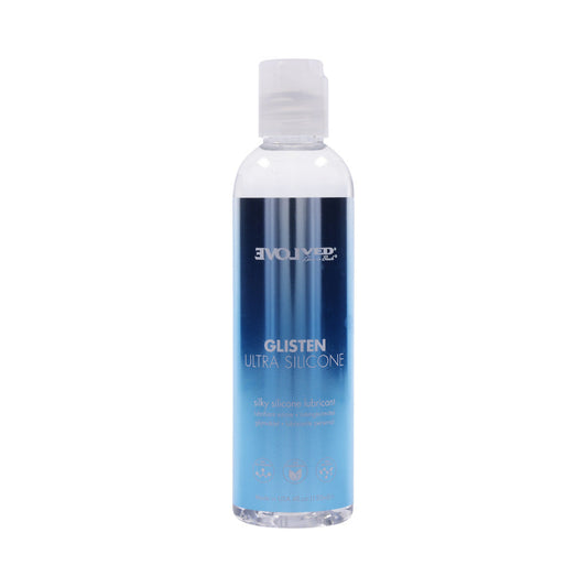 Evolved Glisten Ultra Silicone Lubricant 4 oz. - Red Garter