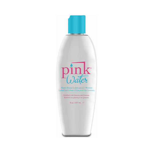 Pink Water Water-Based Lubricant 8 oz. - Red Garter