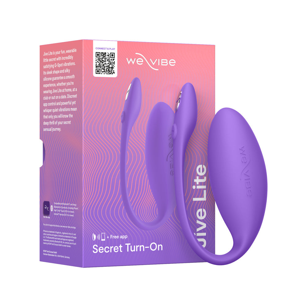 We-Vibe Jive Lite Purple - Red Garter