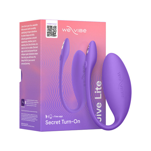 We-Vibe Jive Lite Purple - Red Garter