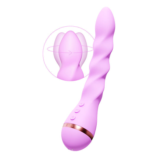 VUSH Siren Twist Vibrator - Red Garter