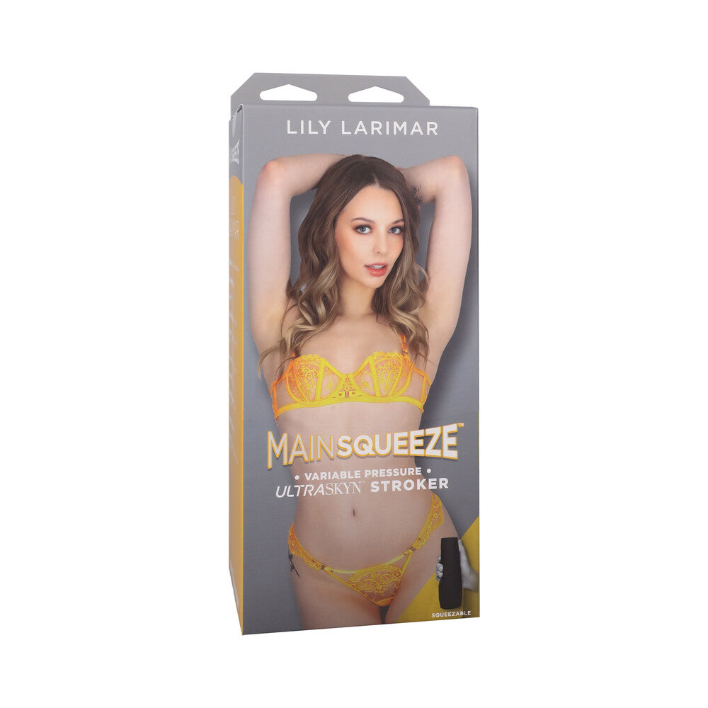 Main Squeeze Lily Larimar ULTRASKYN Stroker Pussy Vanilla - Red Garter