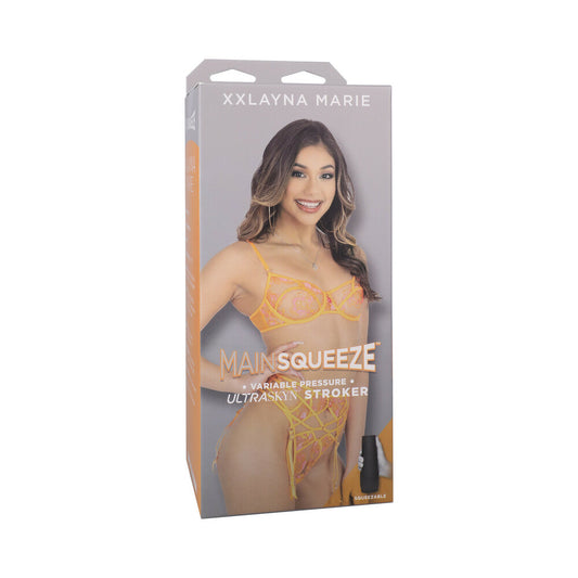 Main Squeeze Xxlayna Marie ULTRASKYN Stroker Pussy Caramel - Red Garter