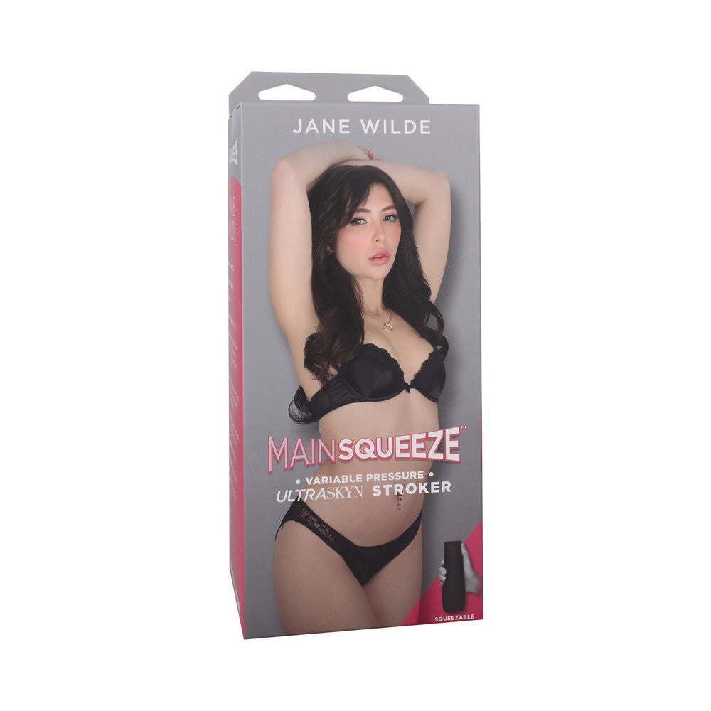 Main Squeeze Jane Wilde ULTRASKYN Stroker Pussy Vanilla - Red Garter