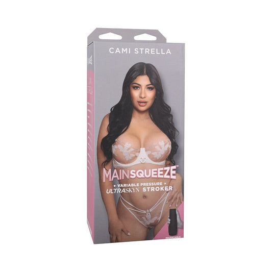 Main Squeeze Cami Strella ULTRASKYN Stroker Pussy Vanilla - Red Garter