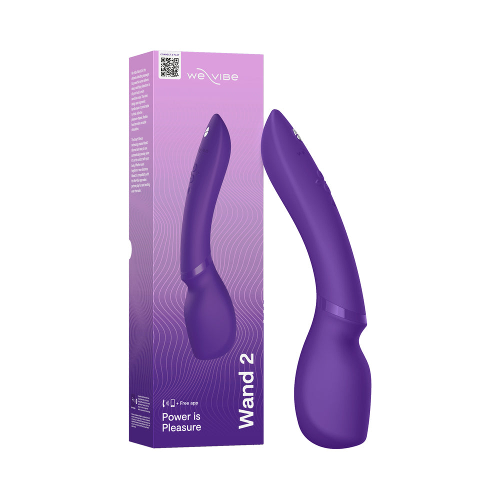 We-Vibe Wand 2 Purple - Red Garter