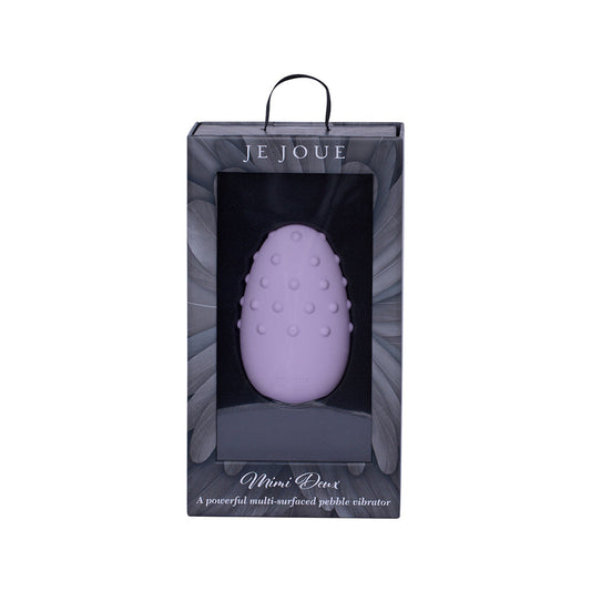 Je Joue Mimi Deux Double Sided Clitoral Vibrator Lilac - Red Garter