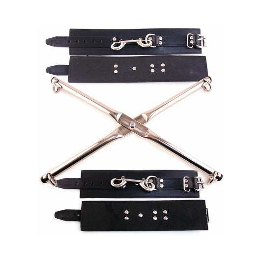 Rouge X-Rod with Leather Cuffs Black - Red Garter