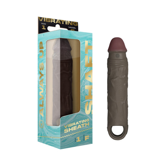 Shaft Vibrating Model F: Sheath Size 1 Mahogany - Red Garter