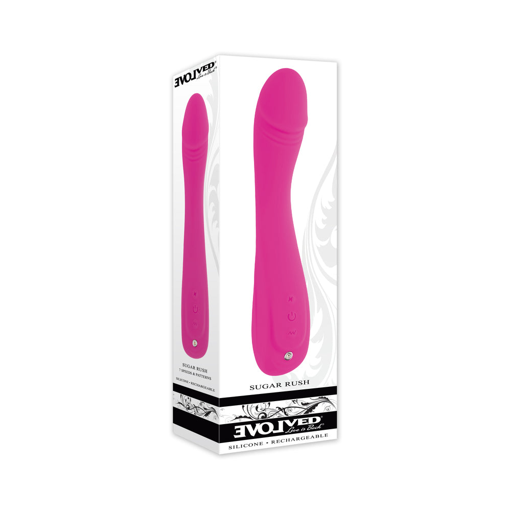 Evolved Sugar Rush Rechargeable Pink - Red Garter