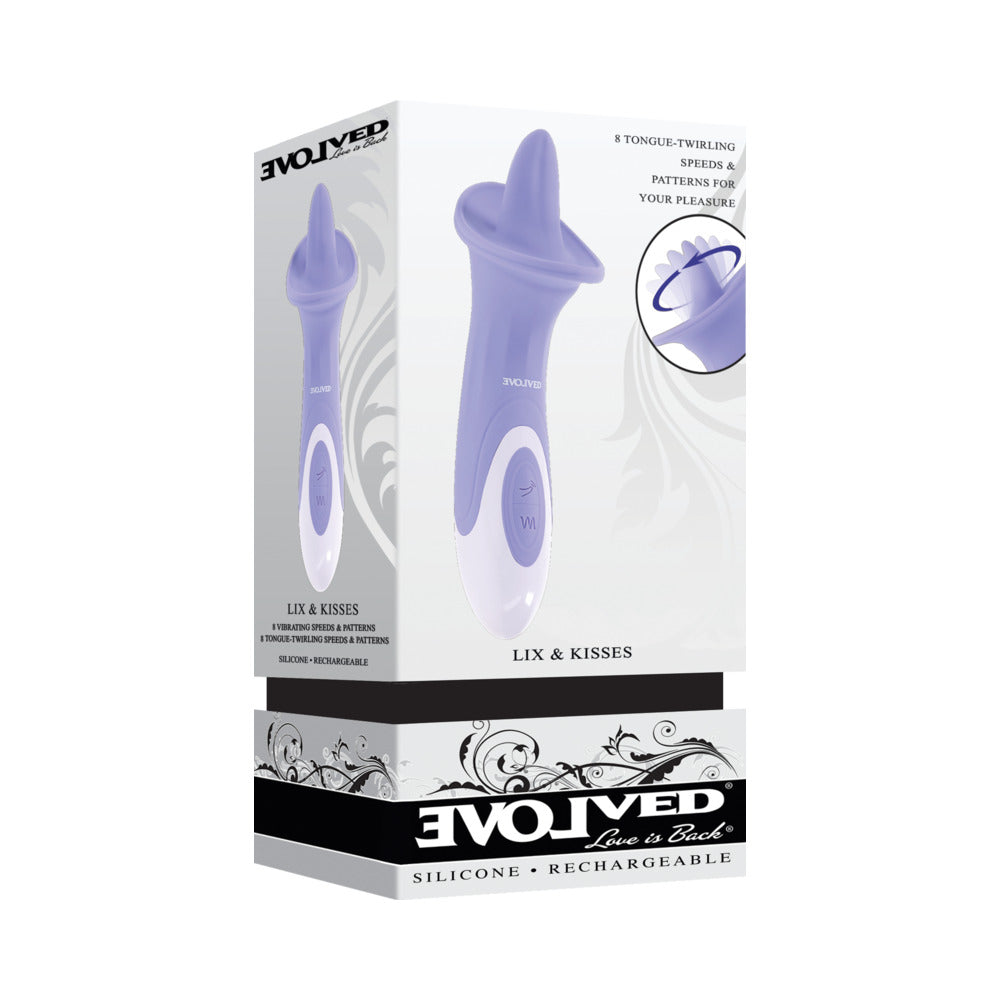 Evolved Lix & Kisses Rechargeable Purple - Red Garter