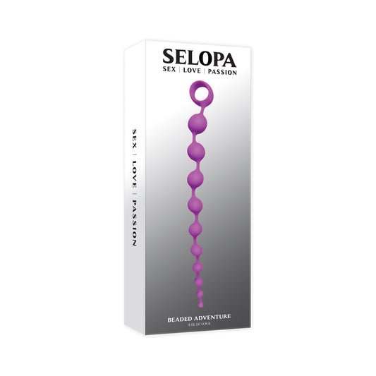 Selopa Beaded Adventure Purple - Red Garter