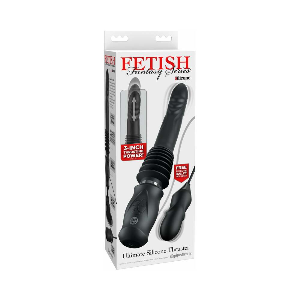 Fetish Fantasy Ultimate Silicone Thruster - Red Garter