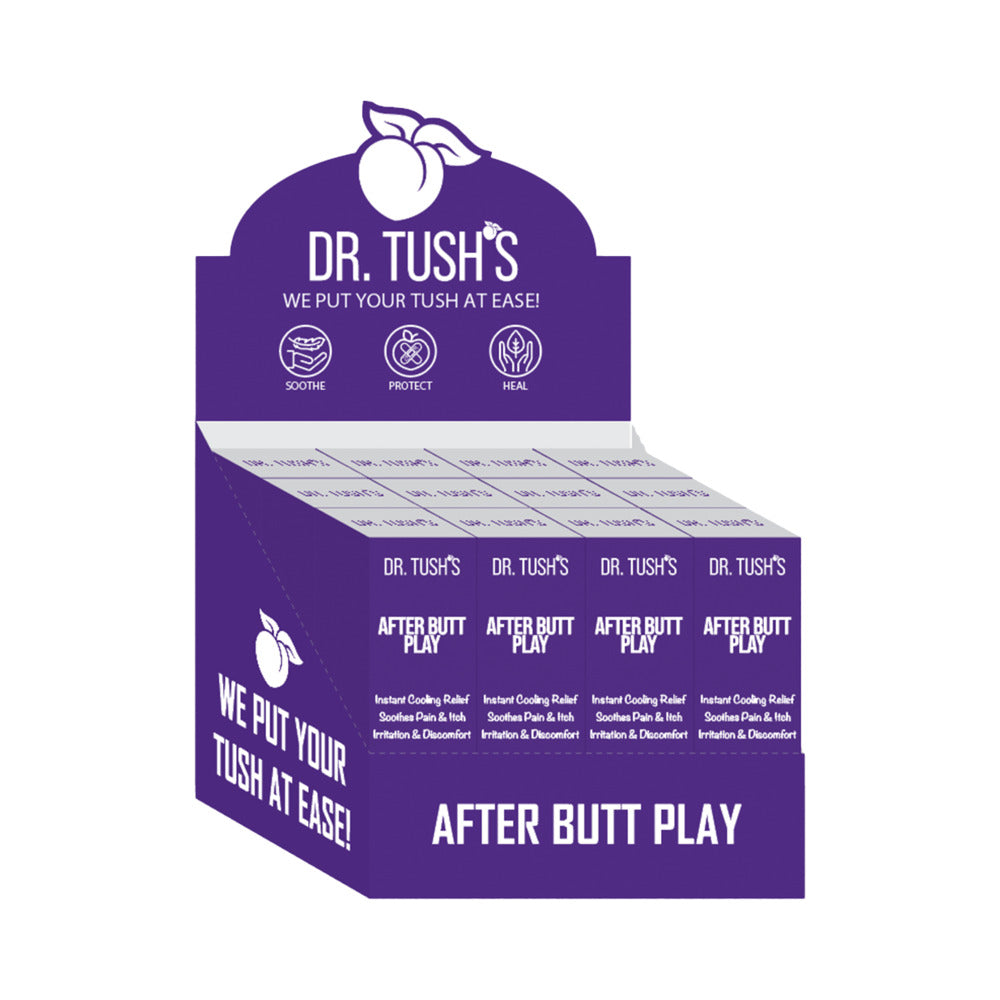 Dr. Tush''s After Butt Play Purple Box 12-Pack - Red Garter