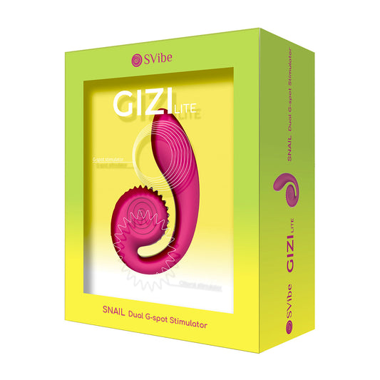 Snail Vibe SVibe Gizi Lite Vibrator Sweet Dragonfruit - Red Garter