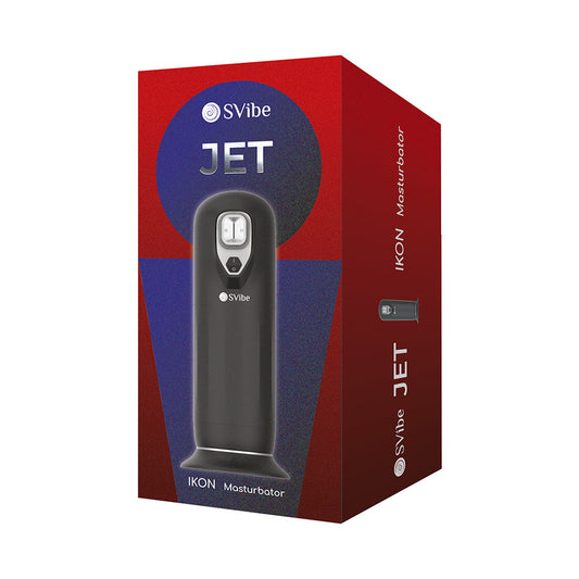 Snail Vibe SVibe Ikon Jet Masturbator - Red Garter