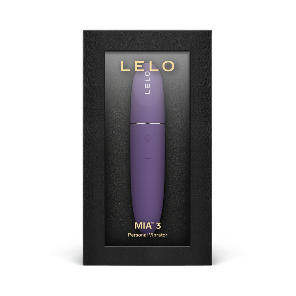 LELO MIA 3 Personal Vibrator Purple - Red Garter
