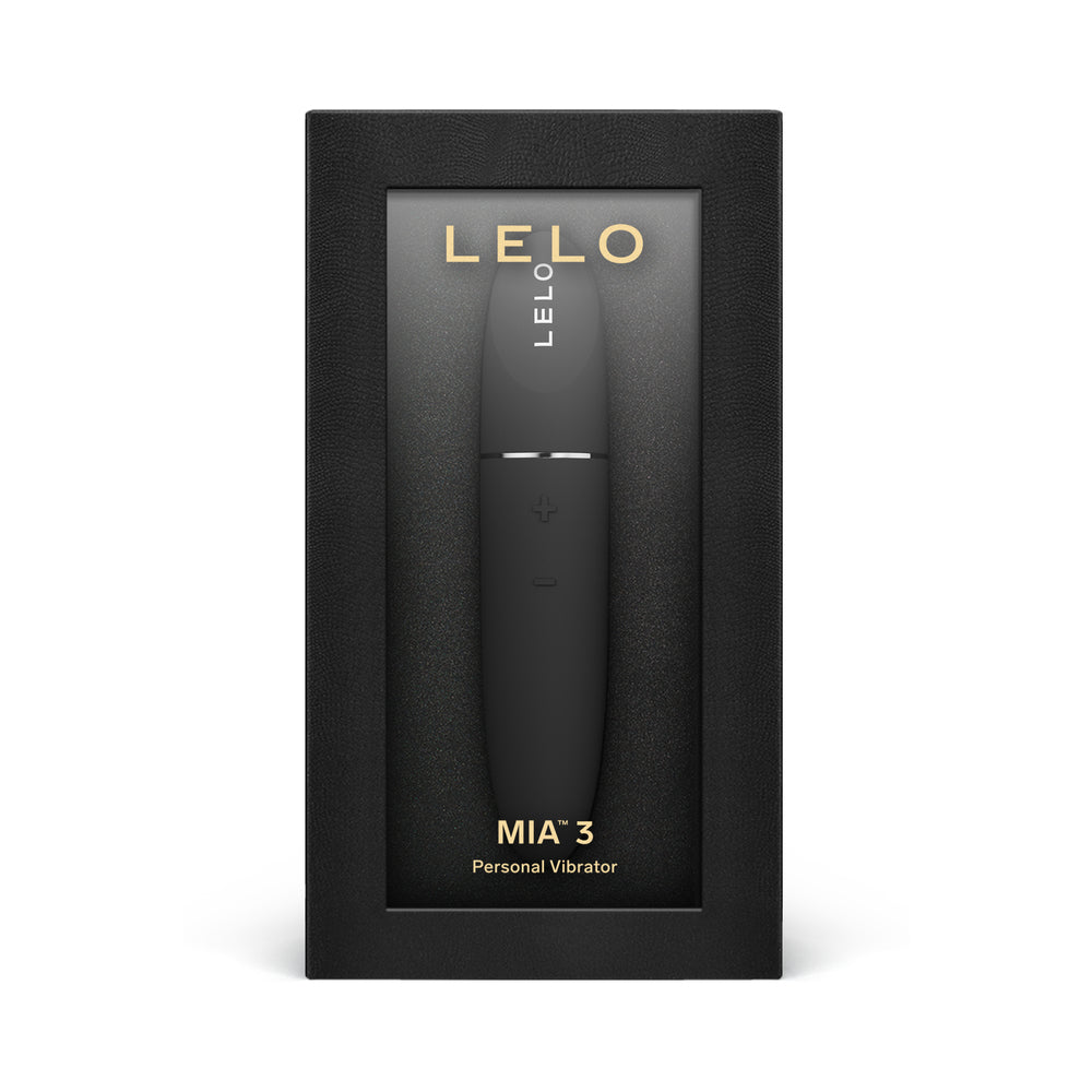 LELO MIA 3 Personal Vibrator Black - Red Garter