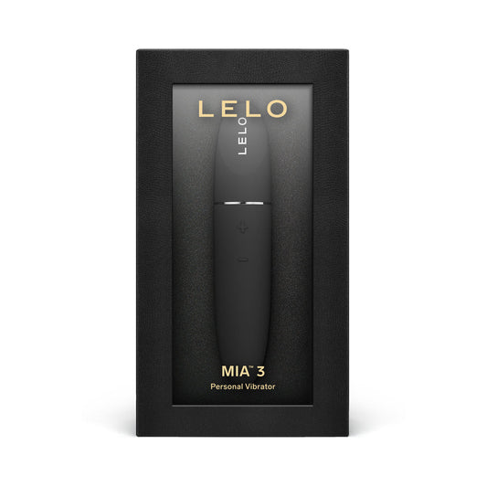 LELO MIA 3 Personal Vibrator Black - Red Garter