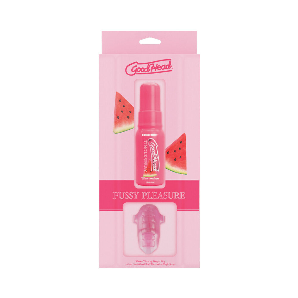 GoodHead Pussy Pleasure Party Kit - Red Garter