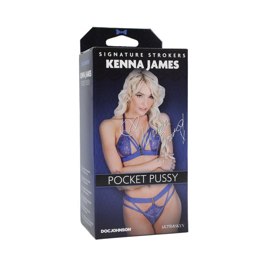 Signature Strokers Kenna James ULTRASKYN Pocket Pussy Vanilla - Red Garter
