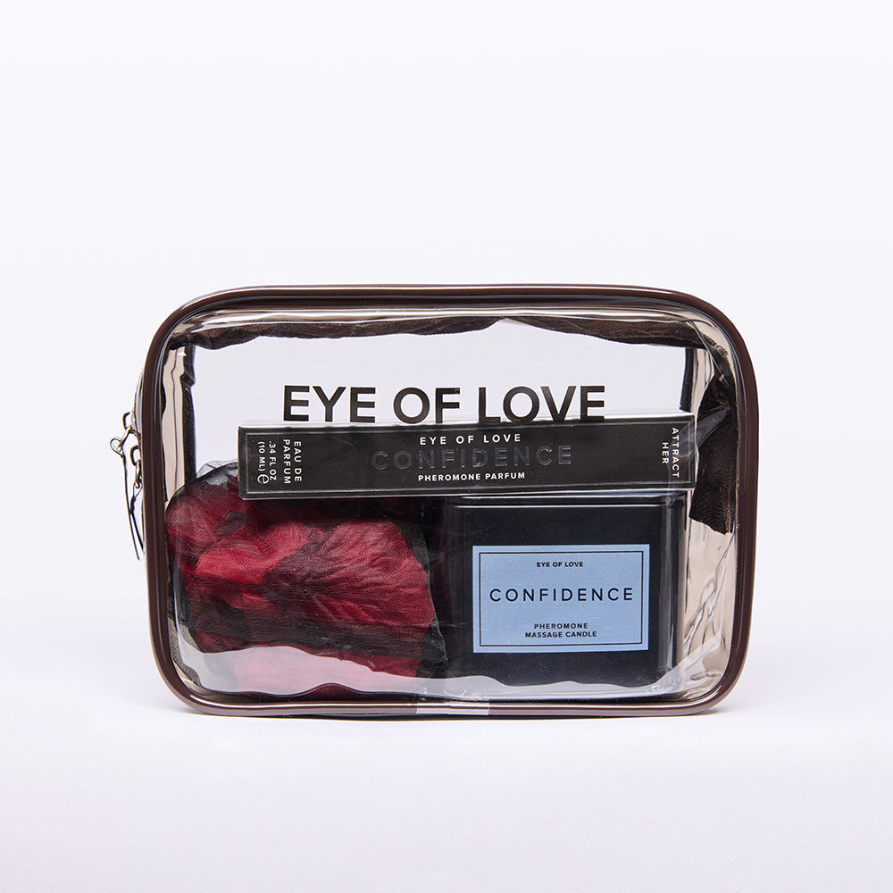Eye of Love Love in Transit Confidence Attract Her Pheromone Gift Set - Red Garter