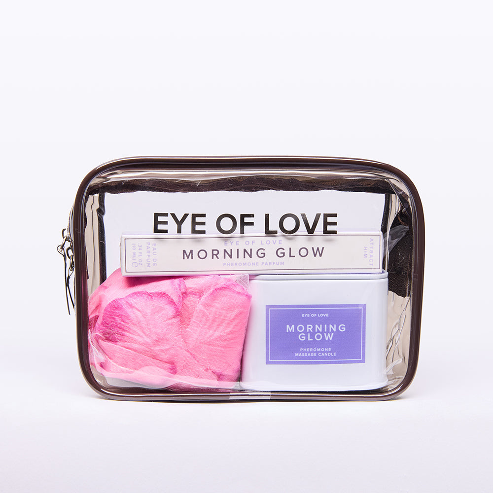 Eye of Love Love in Transit Morning Glow Attract Him Pheromone Gift Set - Red Garter