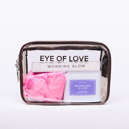 Eye of Love Love in Transit Morning Glow Attract Him Pheromone Gift Set - Red Garter