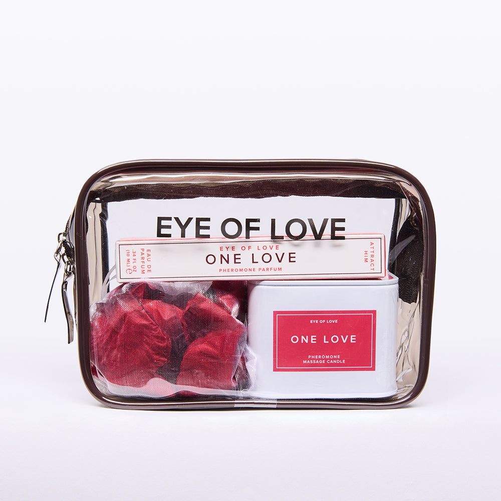 Eye of Love Love in Transit One Love Attract Him Pheromone Gift Set - Red Garter
