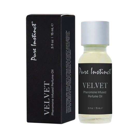 Pure Instinct Pheromone Perfume Oil Velvet Dropper 0.5 oz. - Red Garter