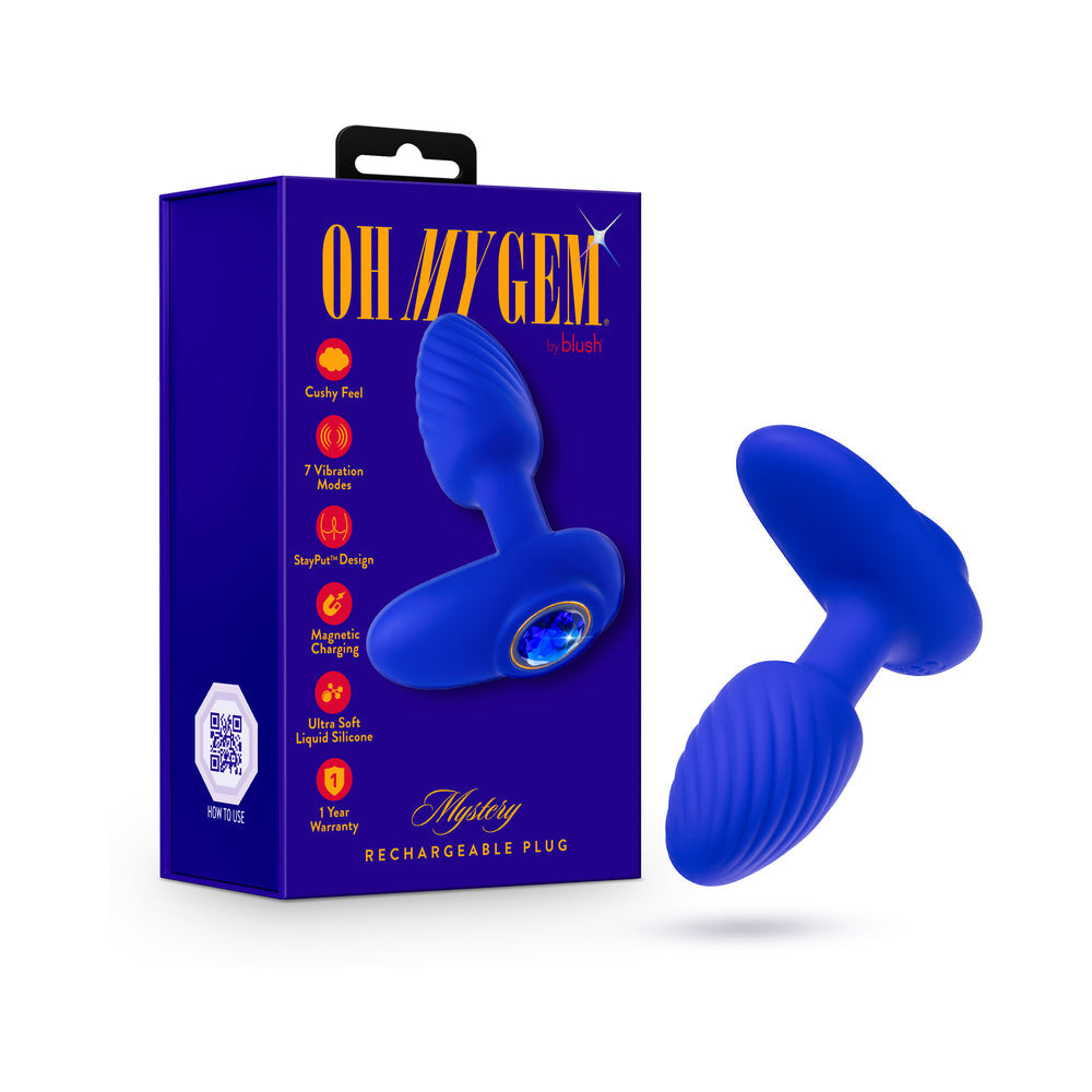 Oh My Gem Mystery Plug Sapphire - Red Garter