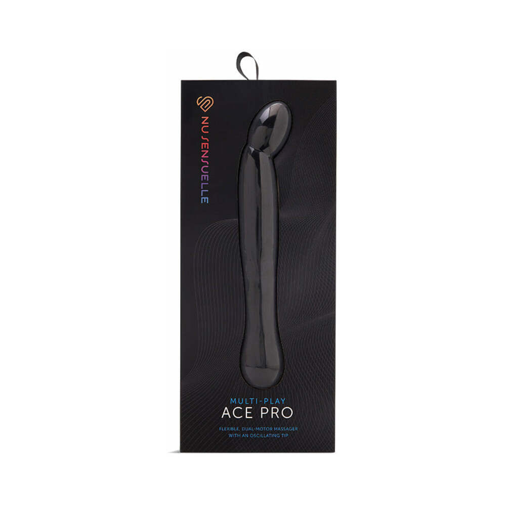 Nu Sensuelle Ace Pro Prostate & G-Spot Vibe Black - Red Garter