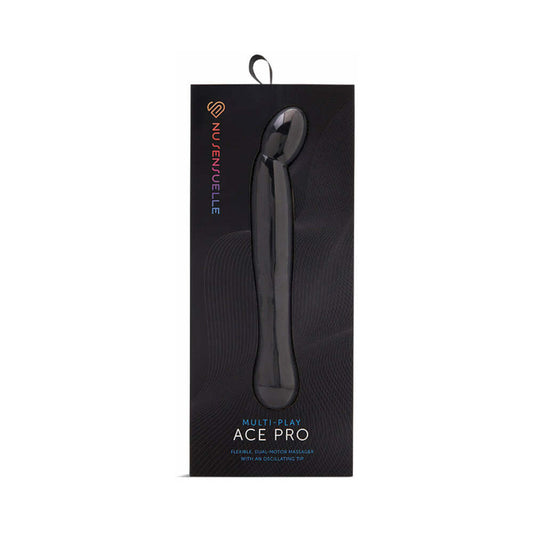Nu Sensuelle Ace Pro Prostate & G-Spot Vibe Black - Red Garter