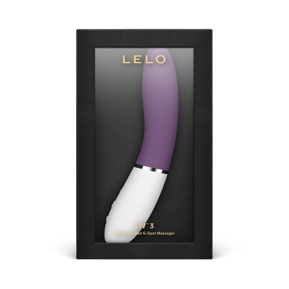 LELO LIV 3 App-Controlled G-Spot Vibrator Plum - Red Garter