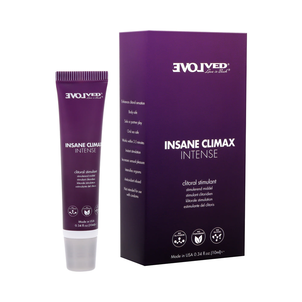 Evolved Insane Climax Intense Clitoral Stimulant 0.34 oz. - Red Garter