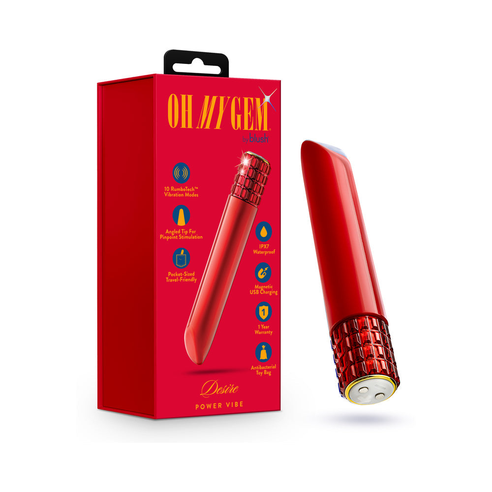 Oh My Gem Desire Vibe Ruby - Red Garter