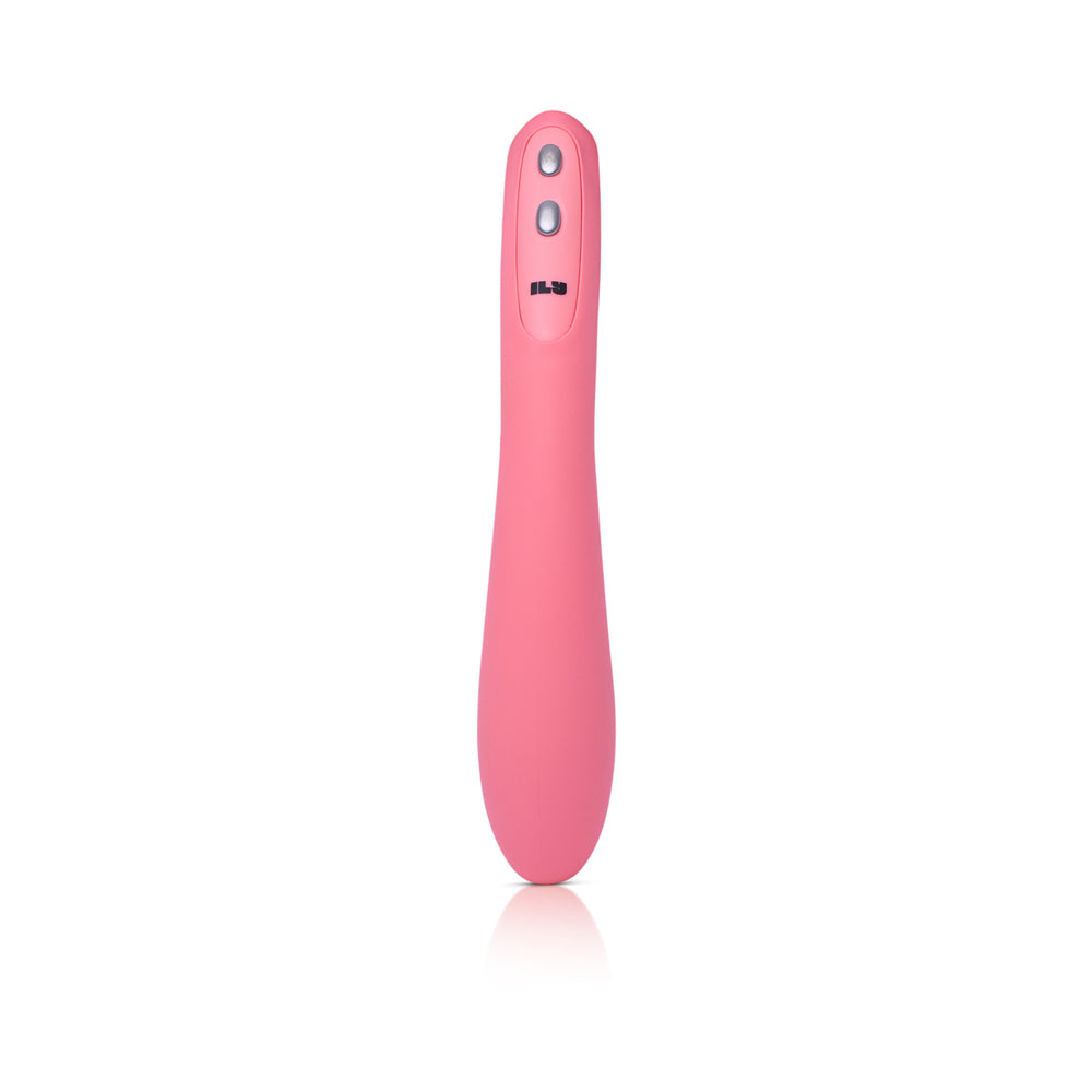 ILY by Je Joue The Wand Flexible Warming G-Spot Wand - Red Garter