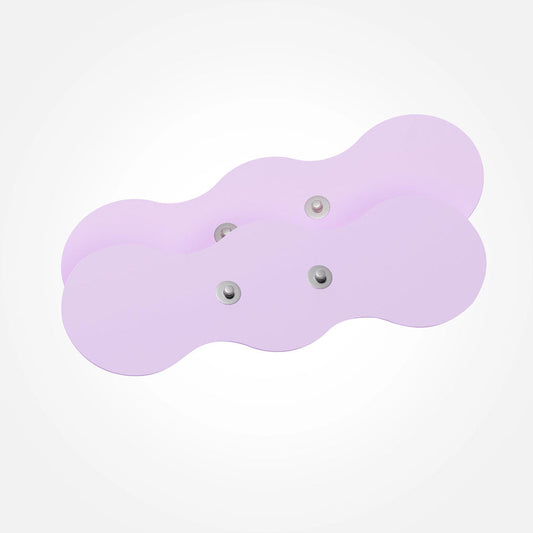 VUSH Aura Wireless TENS Replacement Electro Gel Pads - Red Garter